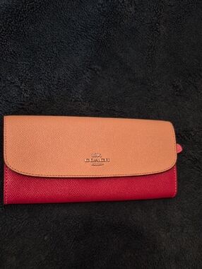 Coach Colorblock Slim Envelope Wallet